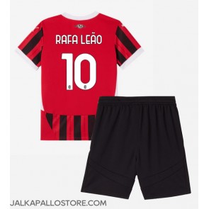 AC Milan Rafael Leao #10 Kotipaita Lapsille 2024-25 Lyhythihainen (+ shortsit)